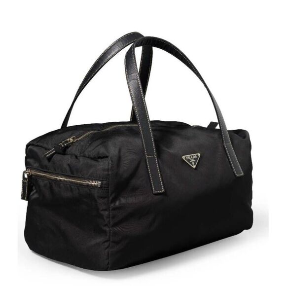 Prada Handbags - PRADA Mini Tessuto Boston Bag